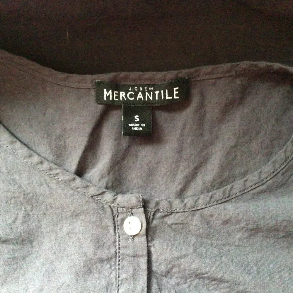 J Crew Mercantile  Cotton Blouse Sz S